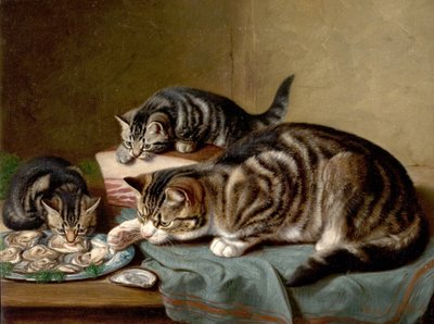 Una cena di ostriche da Horatio Henry Couldery