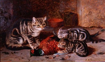Selvaggina per cena da Horatio Henry Couldery