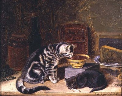 Due gatti da Horatio Henry Couldery