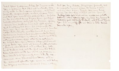 Lettera Autografa a Lady Hamilton, n.p. [Foudroyant in mare] da Horatio Nelson