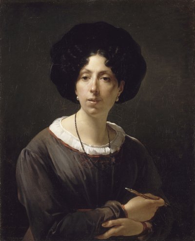 Autoritratto da Hortense Haudebourt Lescot