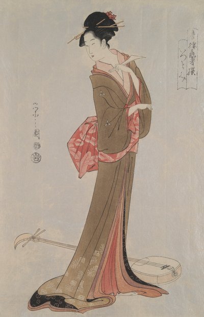 La Geisha Itsutomi: Geishe Selezionate dai Quartieri del Piacere da Hosoda Eishi