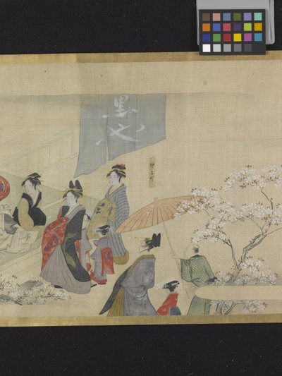 Tre dei della buona fortuna in gita di piacere da Hosoda Eishi