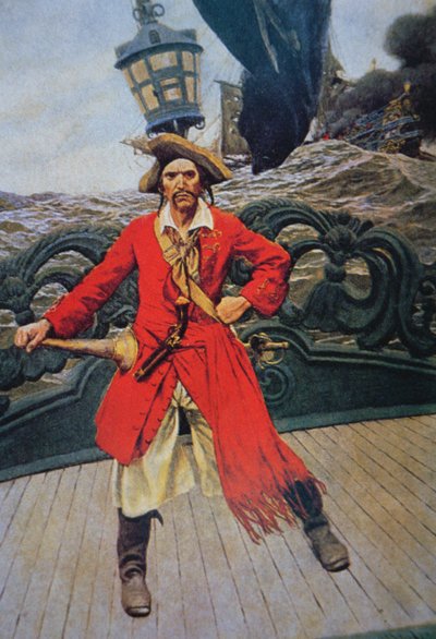 Un capo pirata da Howard (after) Pyle