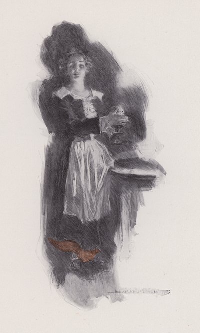 Illustrazione per Evangeline, A Tale of Arcadie, di Henry Wadsworth Longfellow da Howard Chandler (after) Christy