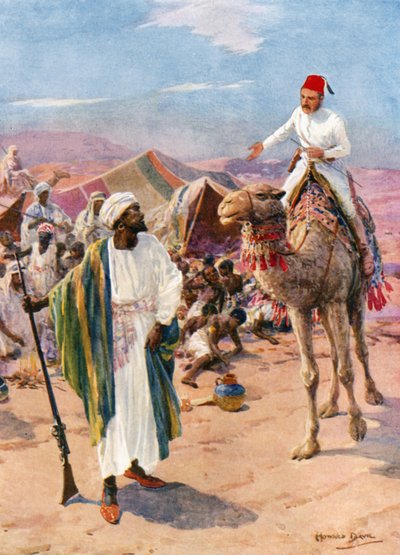 Solo e disarmato Gordon cavalca nel campo degli schiavisti da Howard Davie