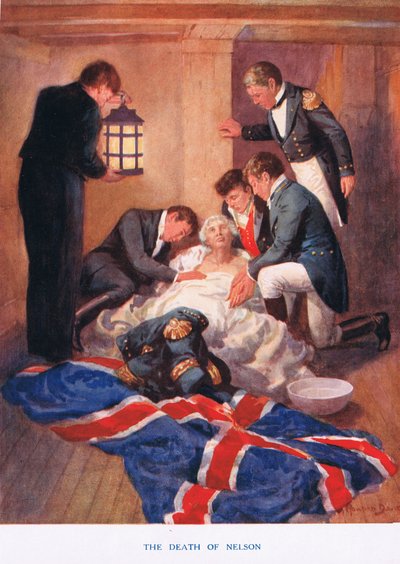 Morte di Nelson, illustrazione da 