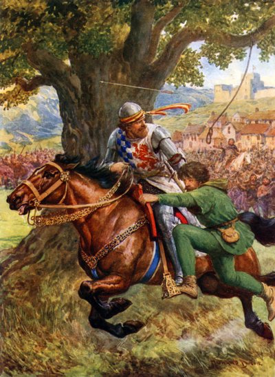 Robin Hood salva Little John da Howard Davie