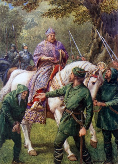 "Robin Hood incontra il Vescovo di Hereford" da Howard Davie