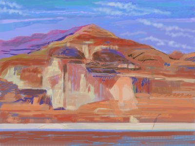 Scogli dipinti, Lago Powell da Howard Ganz