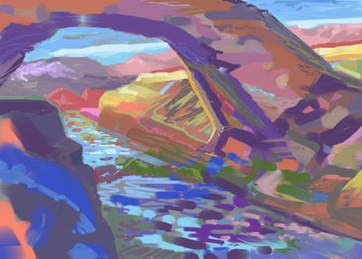 Arco di pietra da Howard Ganz