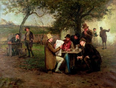 Leggere le notizie; La proclamazione della Lega della Terra da Howard Helmick