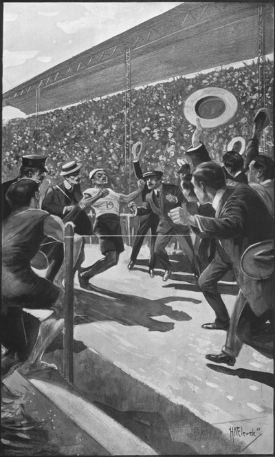 I Giochi Olimpici alla Mostra Franco-Britannica da Howard K. Elcock