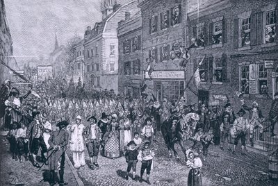 Carnevale a Filadelfia, illustrazione da 