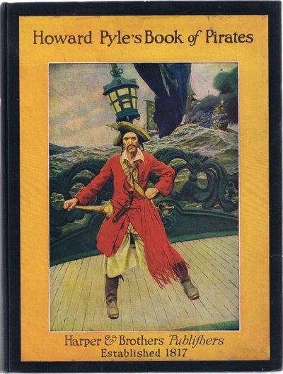 Progetto della copertina anteriore, da Howard Pyles Book of Pirates pubblicato da Harper & Bros, 1921 da Howard Pyle
