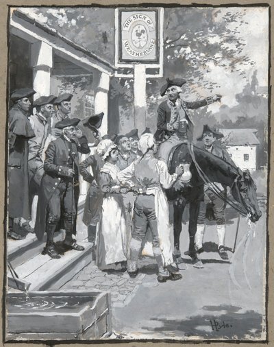 Si ferma al segno della banderuola, disegno dell