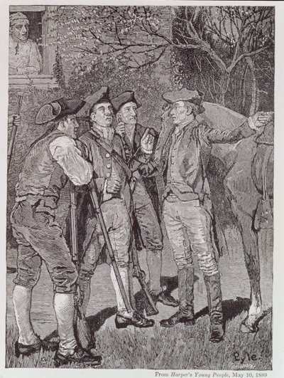 Paul Revere a Lexington, da Harper