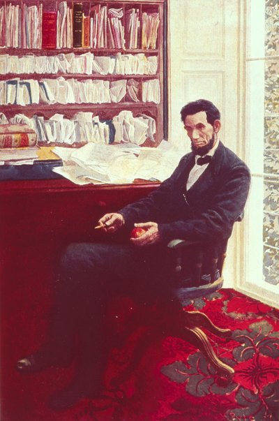 Ritratto di Abraham Lincoln da Howard Pyle