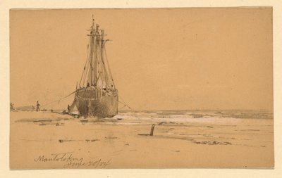 Sulla spiaggia a Mantoloking da Howard Russell Butler