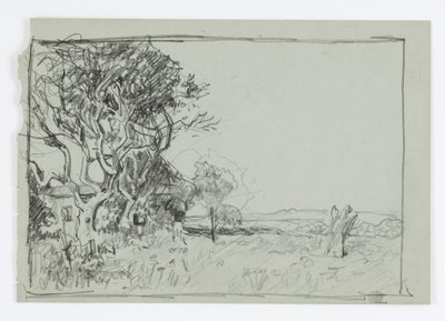 Senza titolo (Albero con casa) da Howard Russell Butler