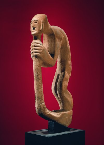 Gobbo con un bastone da Huastec Culture Huastec Culture