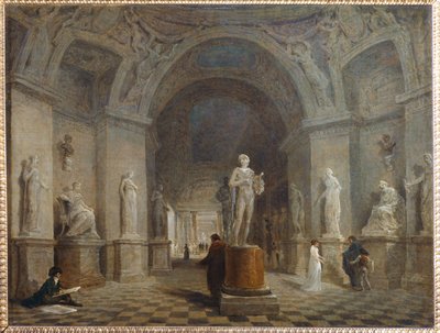 Progetto di sviluppo della rotonda di Marte, verso ... da Hubert (circle of) Robert
