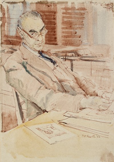 Ritratto di Sir Karl Theodore Parker, CBE da Hubert Andrew Freeth