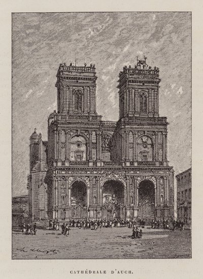 Cattedrale di Auch da Hubert Clerget