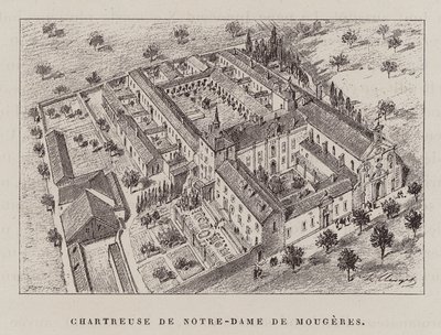 Certosa di Notre-Dame de Mougeres da Hubert Clerget