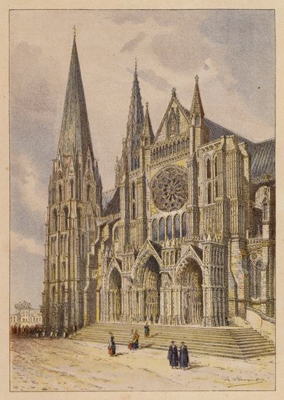 Notre-Dame di Chartres da Hubert Clerget
