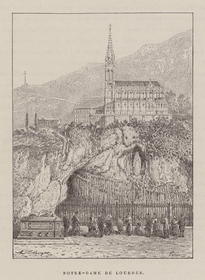 Nostra Signora di Lourdes da Hubert Clerget