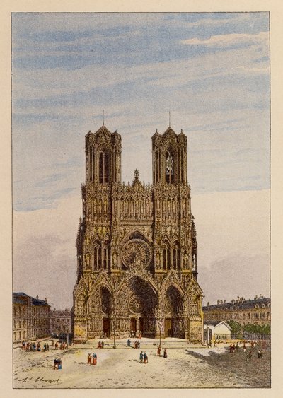 Notre-Dame di Reims da Hubert Clerget