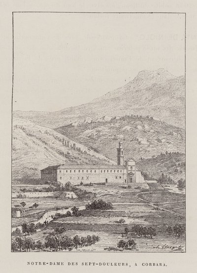 Notre-Dame Des Sept-Douleurs, A Corbara da Hubert Clerget