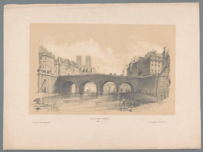 Vista del Pont Saint-Michel a Parigi (titolo sull