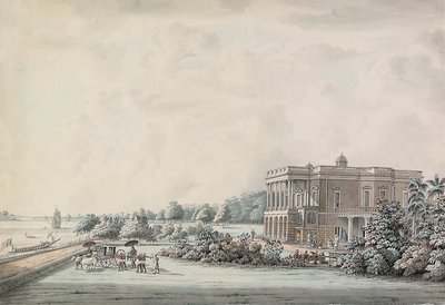 Casa del Giardino di Lady Teignmouth sulle rive del Hooghly, Calcutta, dopo il 1797 da Hubert Cornish