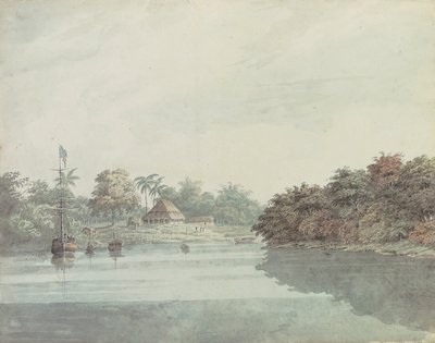 Il budgerow del Governatore Generale sul Gange, Delta del Brahmaputra da Hubert Cornish
