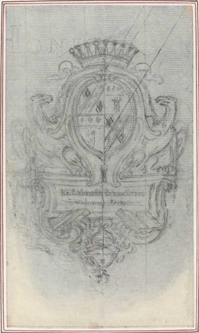 Stemma con due aquile da Hubert Francois Gravelot