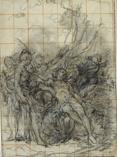 Morte di Adone (?) da Hubert Francois Gravelot