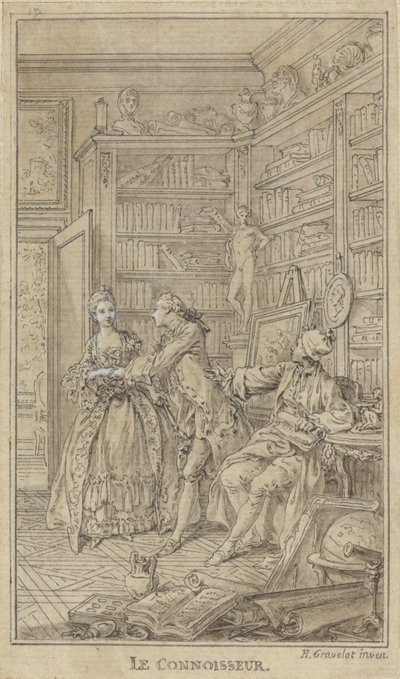 Il Conoscitore da Hubert Francois Gravelot