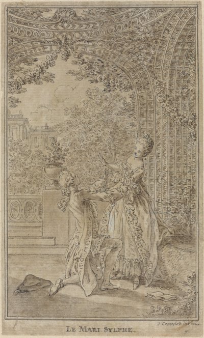 Il marito silfo da Hubert Francois Gravelot