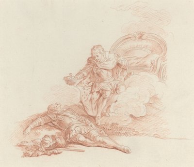 Regna, disse, trionfa e sii in tutto mio figlio da Hubert Francois Gravelot