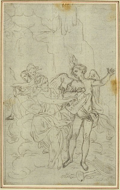Studio: Vignetta-frontespizio per "La Pharsale" di Lucain da Hubert Francois Gravelot