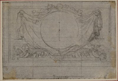 Studio per la vignetta En Tête in Tacito "Tiberius, or The Six First Books of the Annals", Libro V da Hubert Francois Gravelot