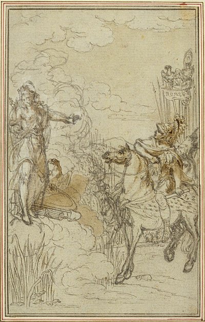 Studio per "La Pharsale" di Lucain, Canto I da Hubert Francois Gravelot