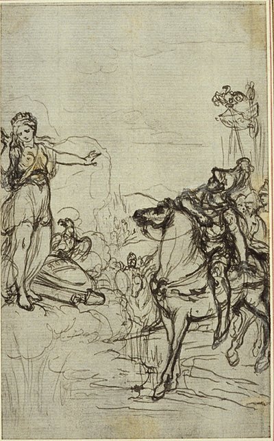 Studio per "La Pharsale" di Lucain, Canto I da Hubert Francois Gravelot