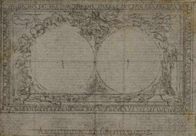 Studio per i medaglioni, in Tacito "Tiberio, o i primi sei libri degli Annali", libro III, vol. 2. da Hubert Francois Gravelot
