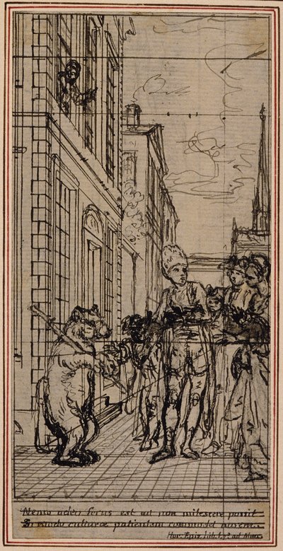 Studio per vignetta-frontespizio in "Principes Generaux Pour Servir à l