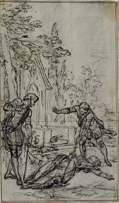 Studio per la vignetta de "La Pucelle d