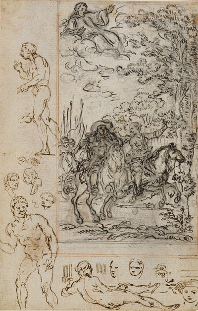 Studio per la vignetta de "La Pucelle d