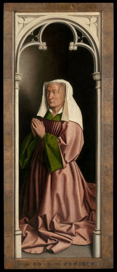Ritratto di Lysbette Borluut, pannello dall